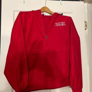 The University of Tampa windbreaker/rain jacket
